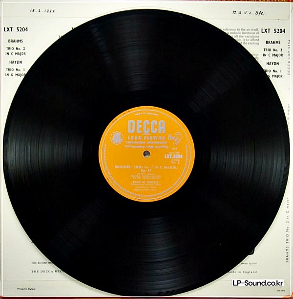 BRAHMS / HAYDN TRIO’STRIO DI TRIESTE LXT 5204