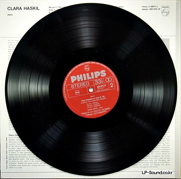 MOZART K.466/K.491 *CLARA HASKIL PHILIPS  835 075 AY