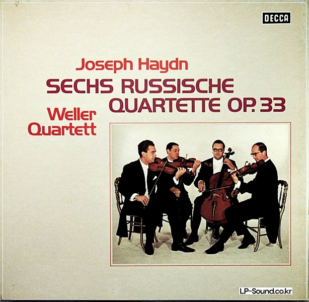 WELLER QUARTET HAYDN STRING QUARTETS OP.33 DECCA STEREO 2 LP BOX SET