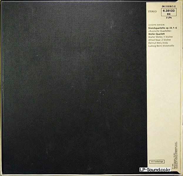 WELLER QUARTET HAYDN STRING QUARTETS OP.33 DECCA STEREO 2 LP BOX SET