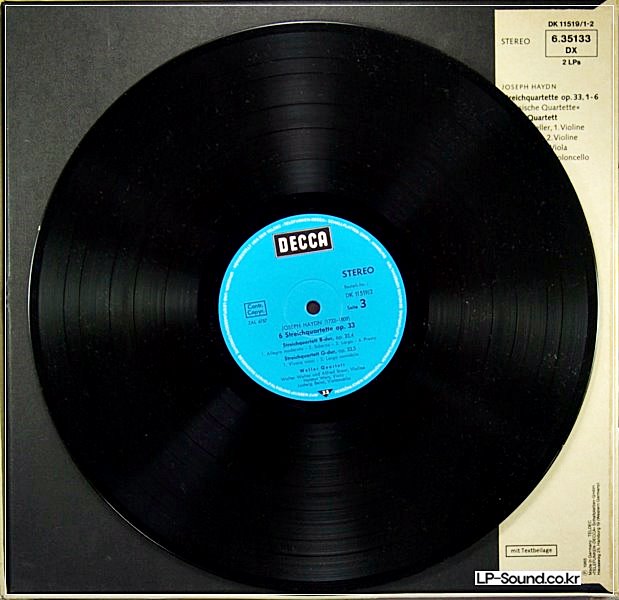 WELLER QUARTET HAYDN STRING QUARTETS OP.33 DECCA STEREO 2 LP BOX SET