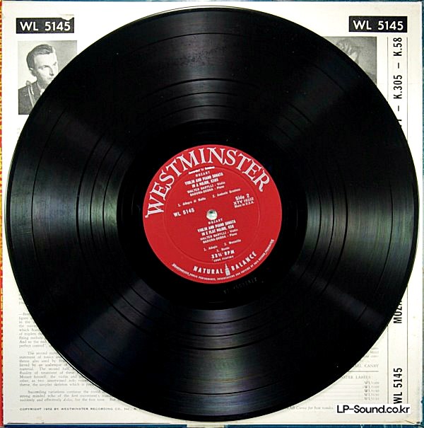 MOZART. VIOLIN SONATAS.WALTER BARYLLI. PAUL BADURA-SKODA WL 5145