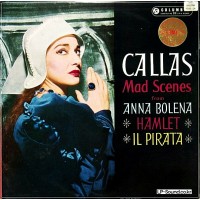 MARIA CALLAS MAD SCENES T/S B/S TURQUOISE SILVER COLUMBIA STEREO SAX 2320