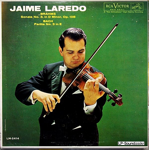 BRAHMS SONATA/BACH PARTITAJAMIE LAREDO   LM-2414