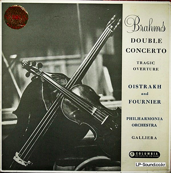 BRAHMS: DOUBLE CONCERTO OISTRAKH/FOURNIER GALLIERA SAX 2264