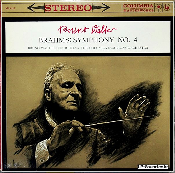 BRUNO WALTER BRAHMS SYM NO 4COLUMBIA MS 6113