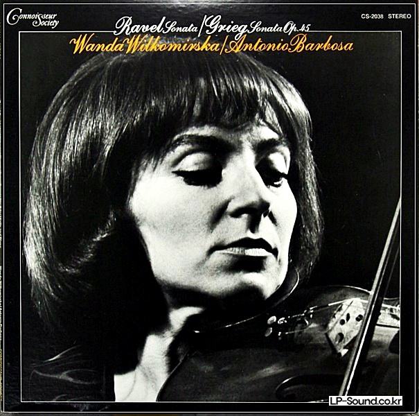 RAVEL GRIEG SONATAS WANDA WILKOMIRSKA BARBOSACONNOISEUR SOCIETY CS-2038