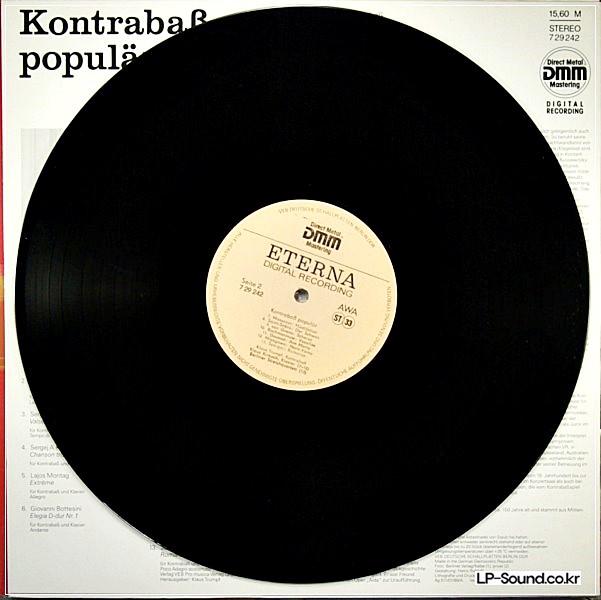 ETERNA DIGITAL KLAUS TRUMPF DOUBLE BASS RECITAL 729242