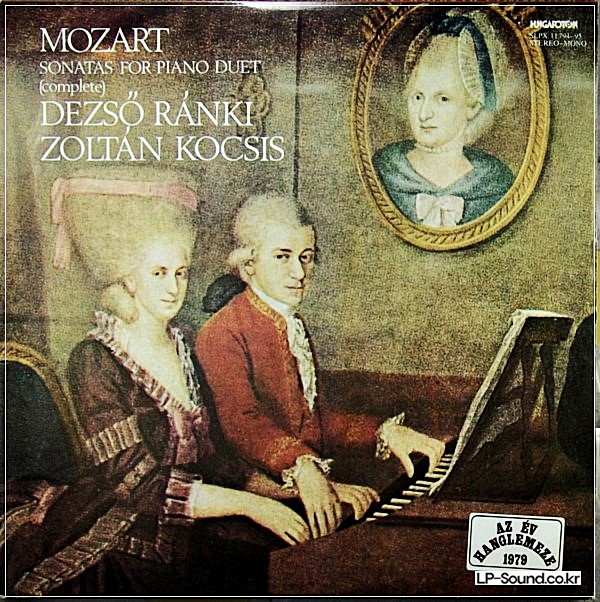 MOZART - SONATAS FOR PIANO DUET DEZSO RANKI - ZOLTAN KOCSIS HUNGAROTON SLPX 11794-95 2LP