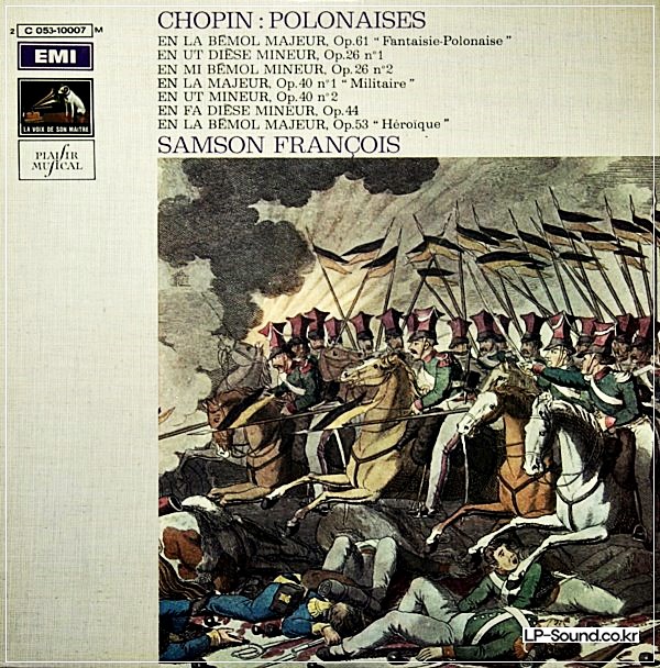 CHOPIN*/SAMSON FRANCOIS POLONAISES  PATHé MARCONI EMI– 2 C 053-10007