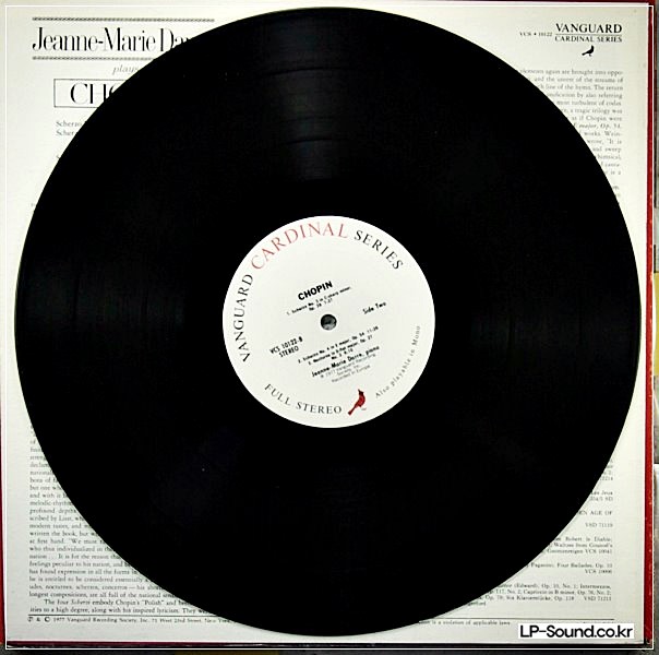 JEANNE-MARIE DARRE PLAYS CHOPIN; THE FOUR SCHERZI, NOCTURNE