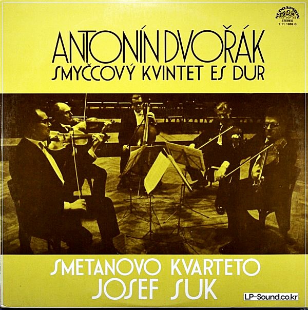 SMETANA QUARTET & SUK DVORAK STRING QUINTET SUPRAPHON ED.1 1111869