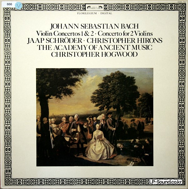 BACH VIOLIN CONCERTOS HOGWOODL'OISEAU- LYRE DIGITAL LP DSDL-702