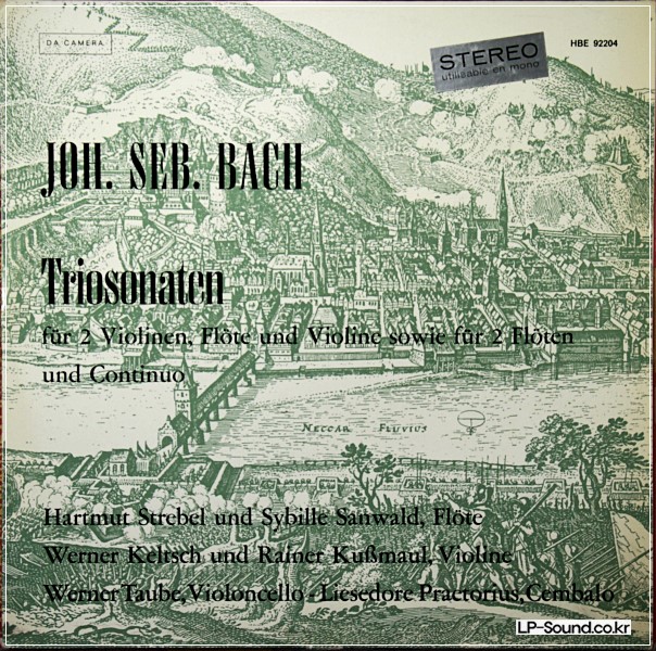 JOHANN SEBASTIAN BACH - HARTMUT STREBEL, SYBI LP