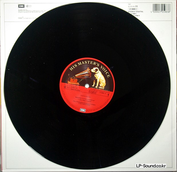 MAHLER SYMPHONY NO.2 SIMON RATTLE 1987 HMV EX 27 0598 3