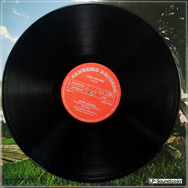 ALDO FERRARESI GUARINO VIOLIN CONCERTO ITALY SANREMO  2LP