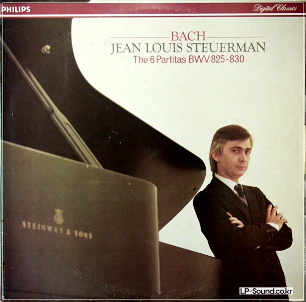 BACH THE 6 PARTITAS STEUERMANN PIANO 2LP PHILIPS 416 616-1 DIGITAL STEREO