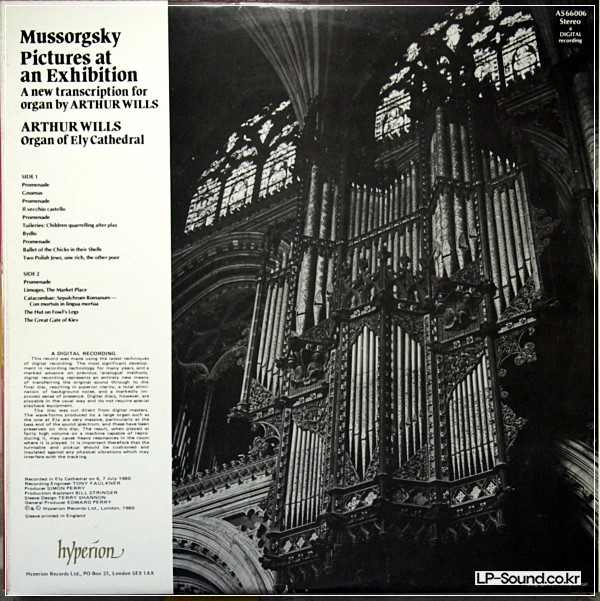 MUSSORGSKY*-ARTHUR WILLS–PICTURES AT AN EXHIBITION  AS 66006