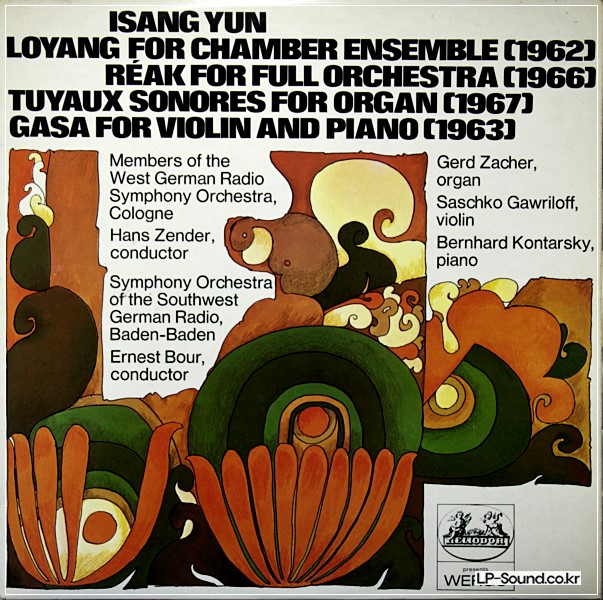 ISANG YUN–LOYANG FOR CHAMBER ENSEMBLE  WERGO 2549 010
