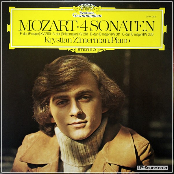 MOZART 4 SONATEN KRYSTIAN ZIMERMAN    DG 2531 052