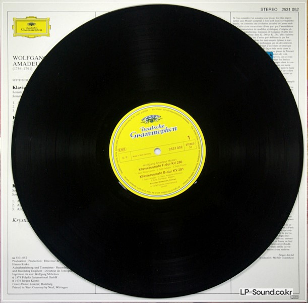 MOZART 4 SONATEN KRYSTIAN ZIMERMAN    DG 2531 052