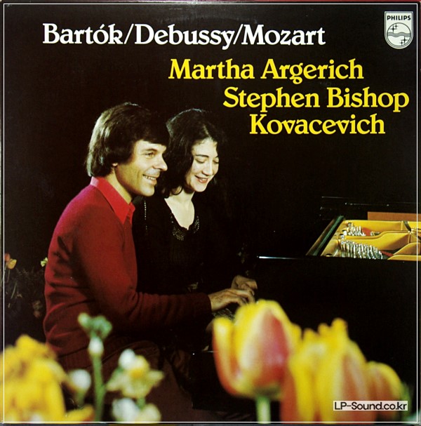 BARTOK/DEBUSSY MOZART  MARTHA ARGERICH/STEPHEN KOVACEVICH  PHILIPS 9500 434