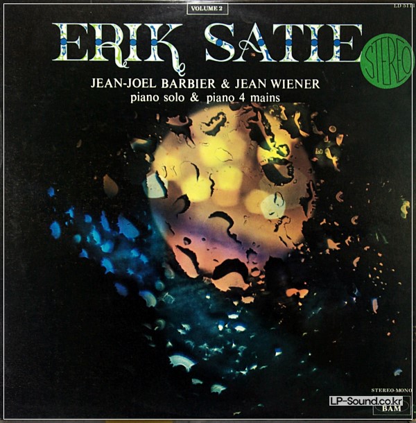 JEAN-JOEL BARBIER - SATIE PIANO WORKS VOL.2 BAM