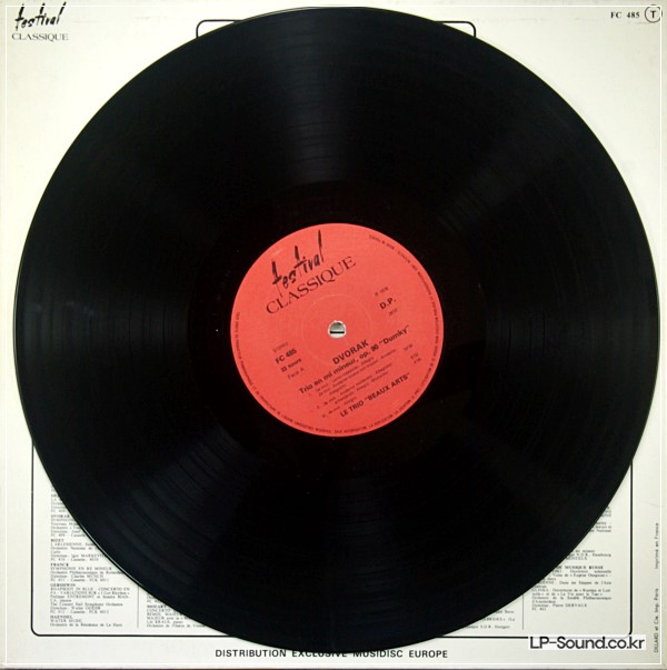 DVORAK TRIO DUMKY MENDELSSOH TRIO 1 BEAUX ARTS TRIO FESTIVAL LP FRANCE