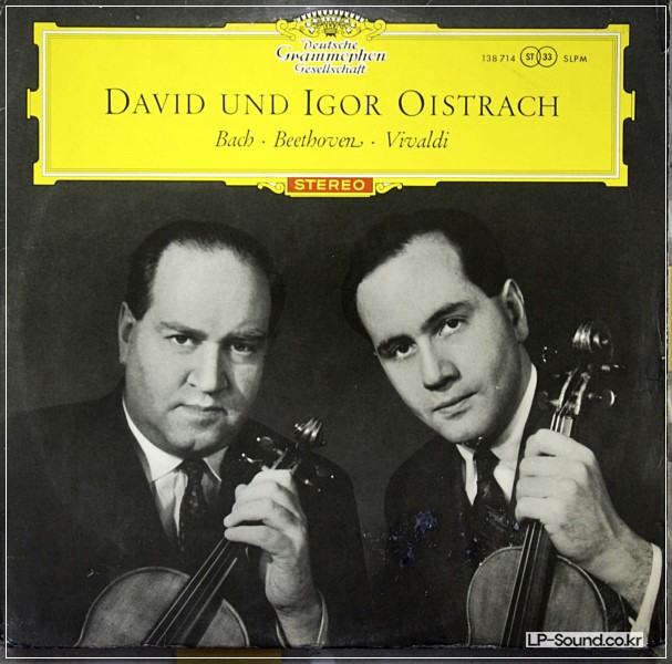 VIVALDI-BACH-BEETHOVEN DAVID & IGOR OISTRAKH SLPM 138 714