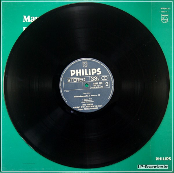 PEPE ROMERO - MARRINER / MAURO GIULIANI GUITAR CONCERTOS / PHILIPS 2LP
