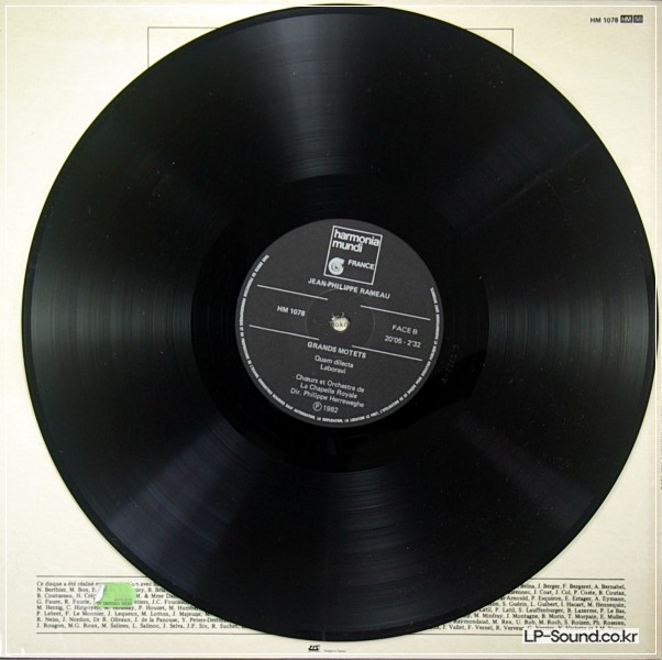 RAMEAU  LES GRANDS MOTETS  HERREWEGHE   HARMONIA HM 1078