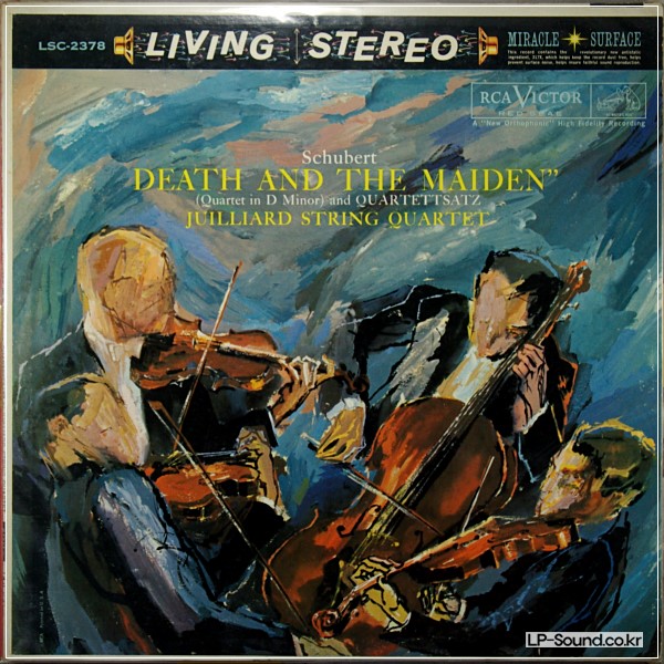 SCHUBERT - STRING QUARTET NO. 12, 14 / JUILLIARD STRING QUARTET  LSC 2378