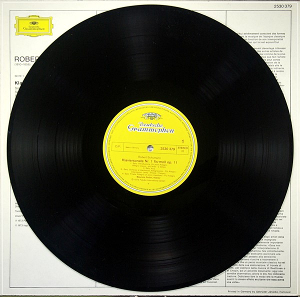 MAURIZIO POLLINI: ROBERT SCHUMANN (1810-1856) • FANTAISIE EN UT MAJEUR LP