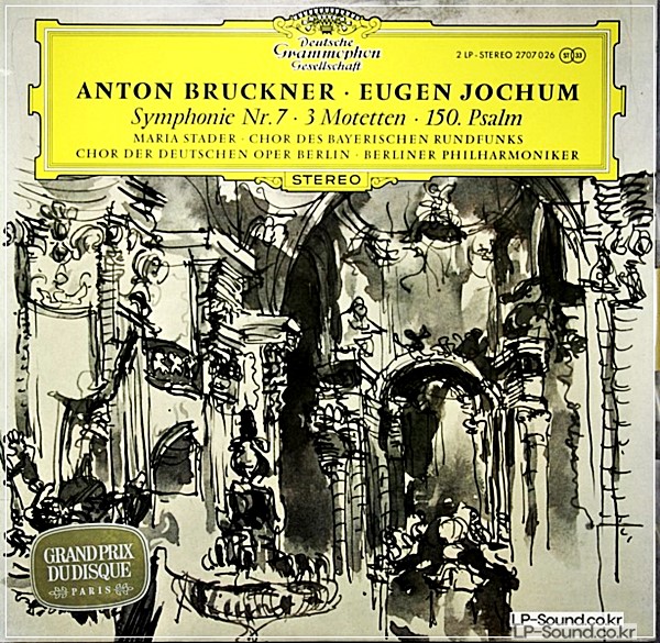 BRUCKNER:- SYMPHONY NO.7 3 MOTETTEN / JOCHUM / BERLINDG 2707 026  2LP