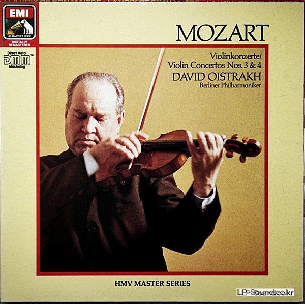 MOZART VIOLIN CONCERTOS NOS 3 & 4  DAVID OISTRAKH  EMI 29 02761