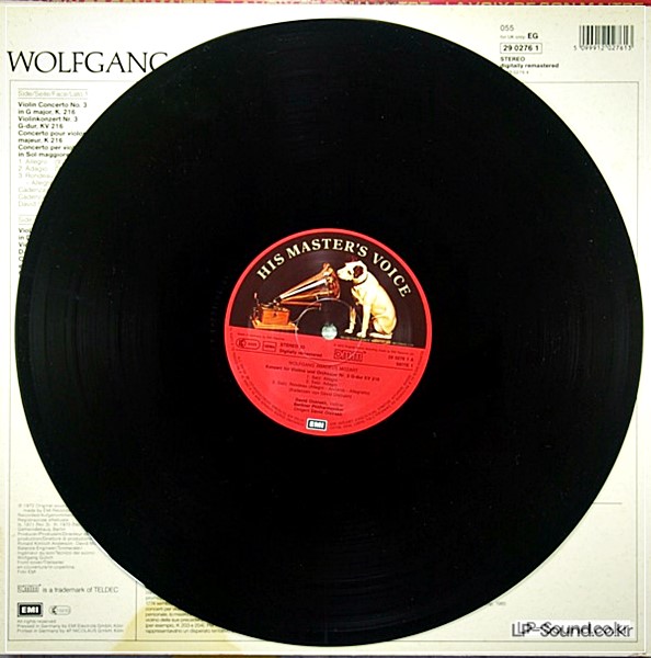 MOZART VIOLIN CONCERTOS NOS 3 & 4  DAVID OISTRAKH  EMI 29 02761