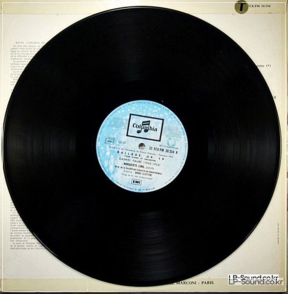 FAURE RAVEL ANDRé CLUYTENS/GEORGES TZIPINE FCX PM 30.354