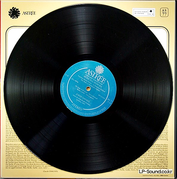 SAVALL- HUME: MUSICAL HUMORS   ASTREE AS 77