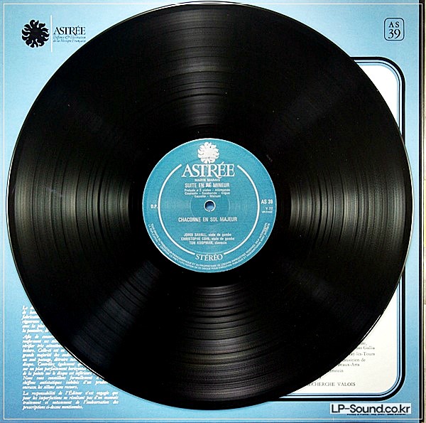 JORDI SAVALL - MARIN MARAIS PIECES A DEUX VIOLE  ASTREE AS 39