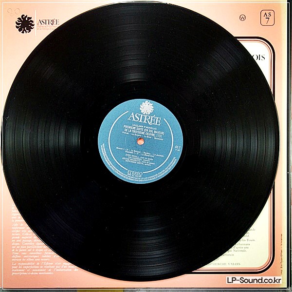 LOUIS DE CAIX D'HERVELOIS PIECES DE VIOLE   ASTREE AS 7