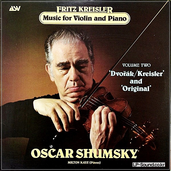 ASV ALH 951 1ST UK OSCAR SHUMSKY - KREISLER MUSIC FOR VIOLIN VOL 2