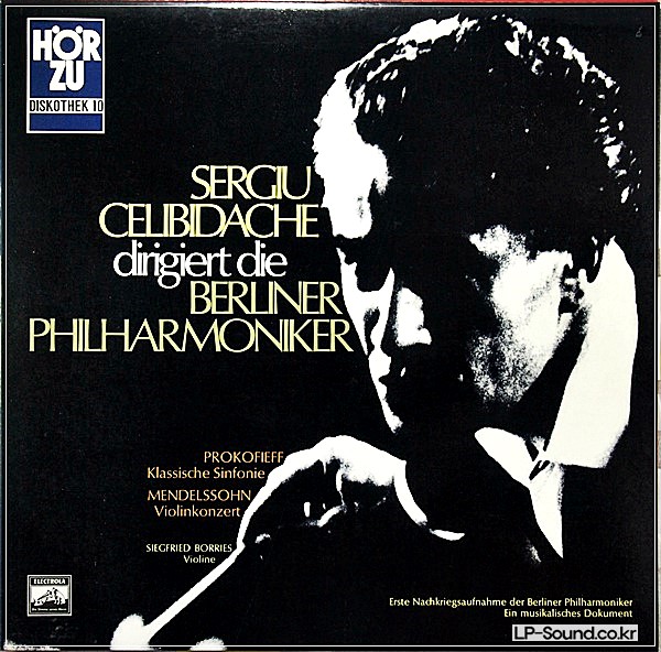 SERGIU CELIBIDACHE, SIEGFRIED BORRIES, BERLINER PHILHARMONIKER