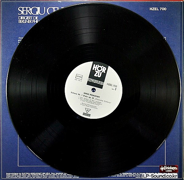 SERGIU CELIBIDACHE, SIEGFRIED BORRIES, BERLINER PHILHARMONIKER