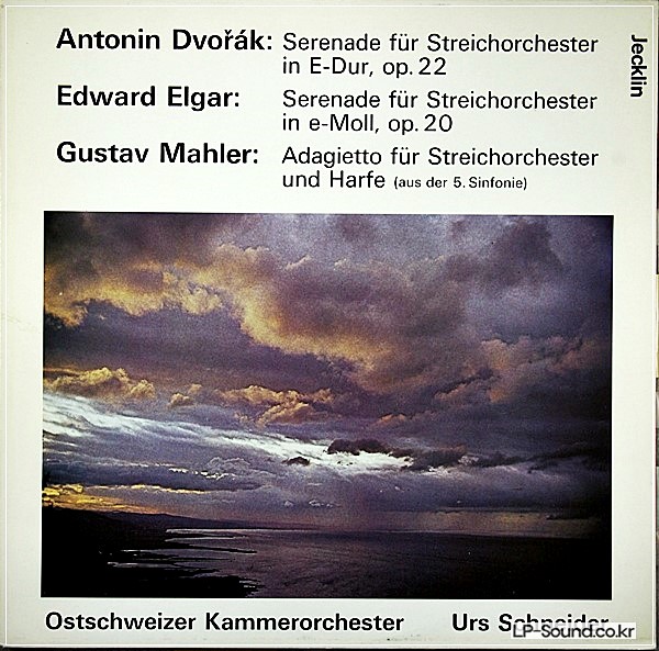 DVORAK ELGAR MAHLER URS SCHNEIDER JECKIN  LP