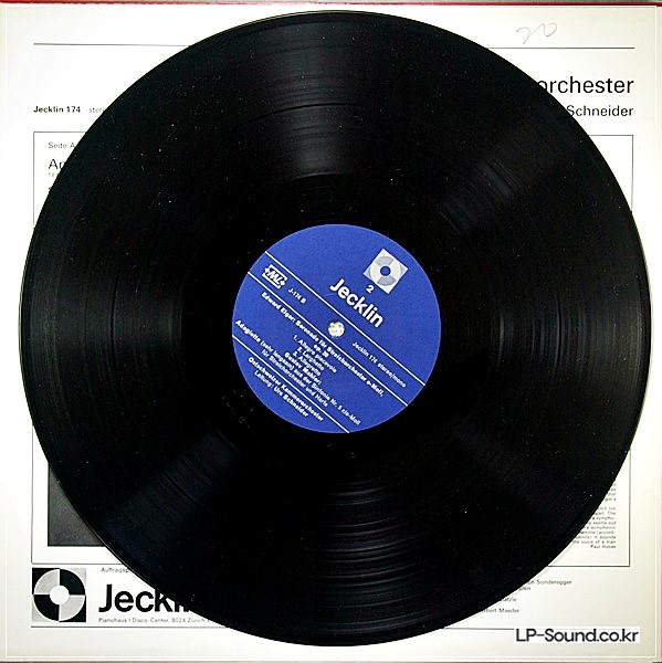 DVORAK ELGAR MAHLER URS SCHNEIDER JECKIN  LP