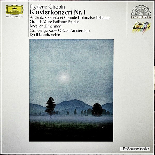 CHOPIN/KRYSTIAN ZIMERMAN/CONCERTGEBOUW ORKEST AMSTERDAM*/KYRILL