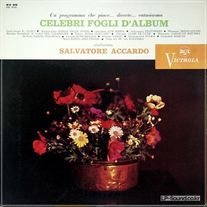 RCA KV 99 ITA CELEBRI FOGLI D'ALBUM VIOLIN ACCARDO