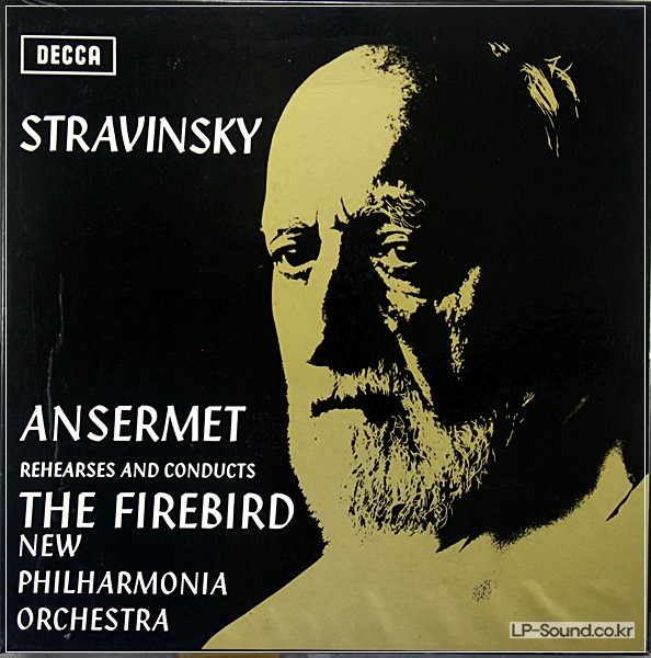 STRAVINSKY ANSERMET REHEARSES & CONDUCTS THE FIREBIRD 2XLP DECCA SET 468-468A