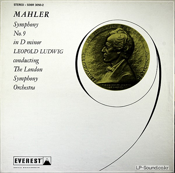LEOPOLD LUDWIG⸺MAHLER SYMPHONY NO.9⸺EVEREST 2XLPS BOX
