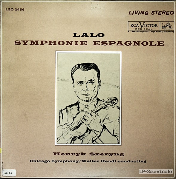 SZERYNG, LALO SYMPHONIE ESPAGNOLE, HENDL, CHICAGO SYMPHONY LSC 2456